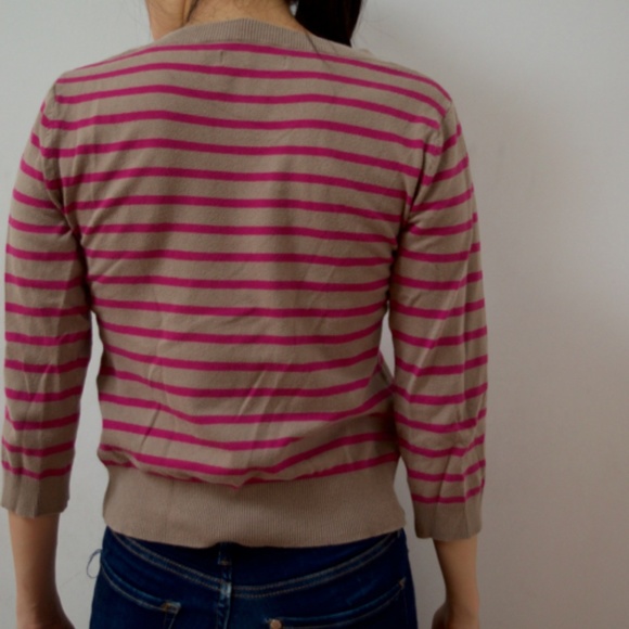 Used Pink and Brown Crew-neck Sweater - Picture 3 of 3